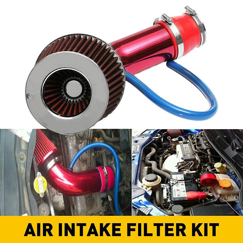 76mm Auto Upravený Zimný Hríbový Hlava Vzduchový Filter Nasávacie Potrubie Filter Vysoký Prietok Vysoký Filter Studeného Vzduchu Hliníková Rúrka Kit