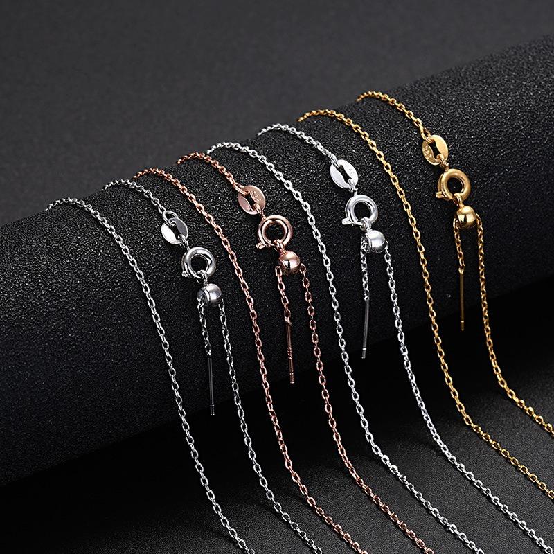 Fashion Needle-style Positioning Universal Necklace - Personalized Adjustable Length Collar Chain - Cross-shaped Chain for Women Single Link