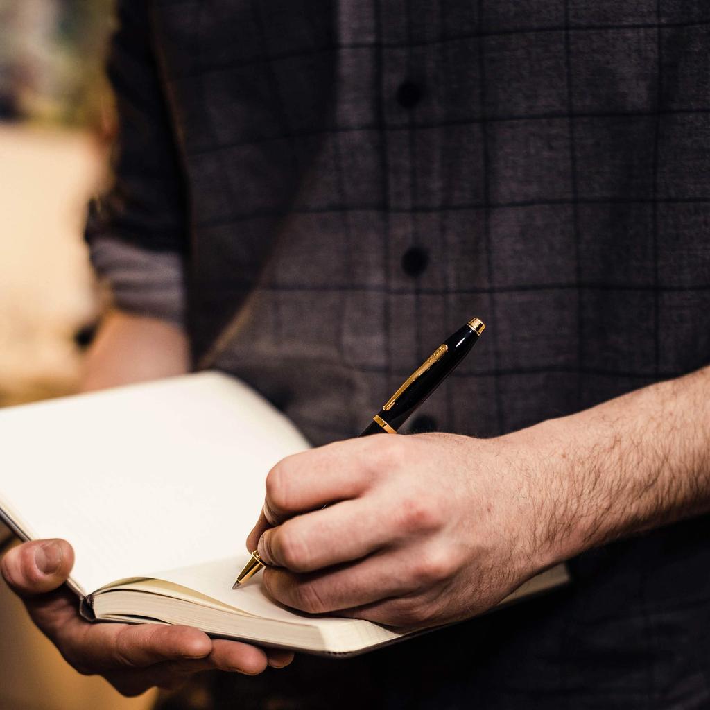 Cross Century 2 Chrome Fountain Fine Officially Imported 3509-F Pen, Nib,