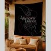 The VVampire Diaries Anime Tapestry Hanging Tarot Hippie Wall Rugs Dorm Home Decor