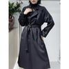 Women's Medium-length Khaki Trench Coat