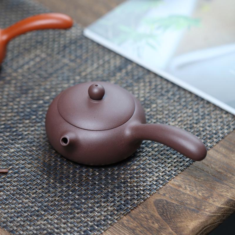 Tangyu Zisha Side Handle Xishi Teapot - Original Yixing Clay Kung Fu Teaware