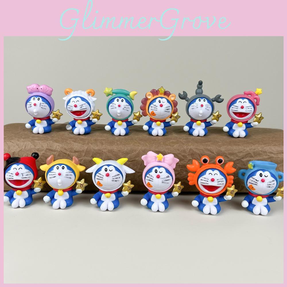 Action Doraemon Figure Cartoon Model Toy Decoration Doll Children Gifts Ornament