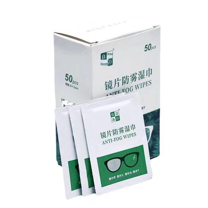 Antibeschlag-Einweg-Reinigungstücher für Linsen und Bildschirme