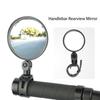 Rearview Mirror Wide Vision Stable Strap Multiple Angles Rotation Back Sights Acrylic 95/75/50mm Handlebar Convex Rearview Mirror Cycling Accessories