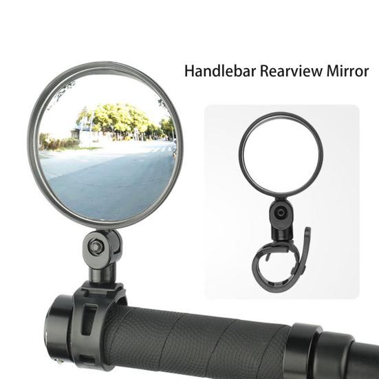 Rearview Mirror Wide Vision Stable Strap Multiple Angles Rotation Back Sights Acrylic 95/75/50mm Handlebar Convex Rearview Mirror Cycling Accessories