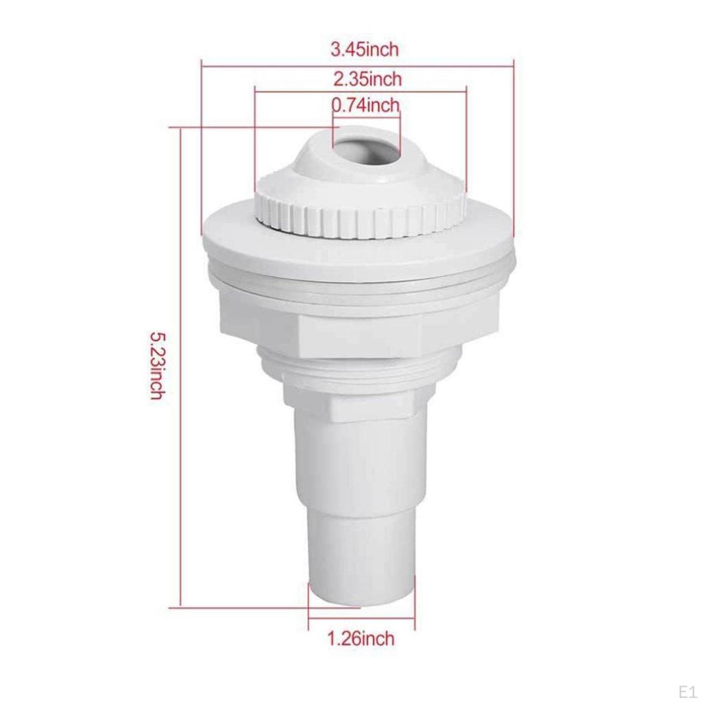 Pool Massage Jet Nozzle 1.5 Inch Wall Water Return 32 38 Interface Rotating