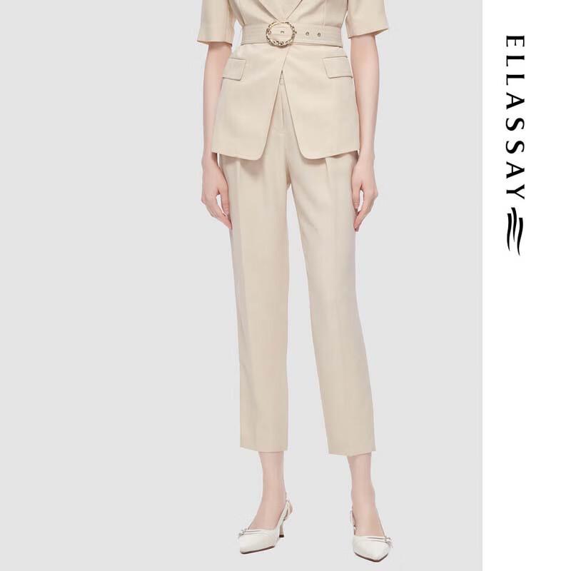 ELLASSAY Elegant High-Waisted Women's Trousers