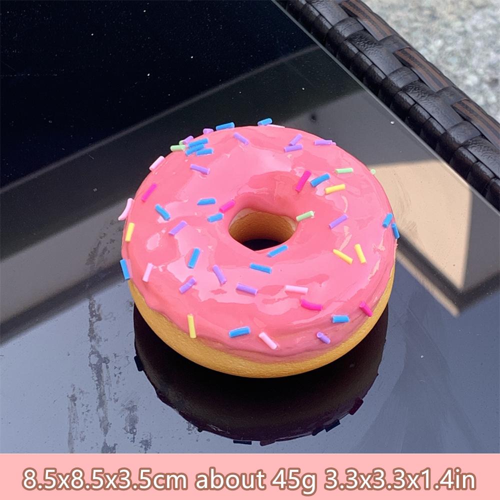 PU Doughnuts Cakes Faux Donut Food Model Bread Party Chocolate Frosting Stress Relief Simulation Wholesale Sugar Sweet Candy Toy
