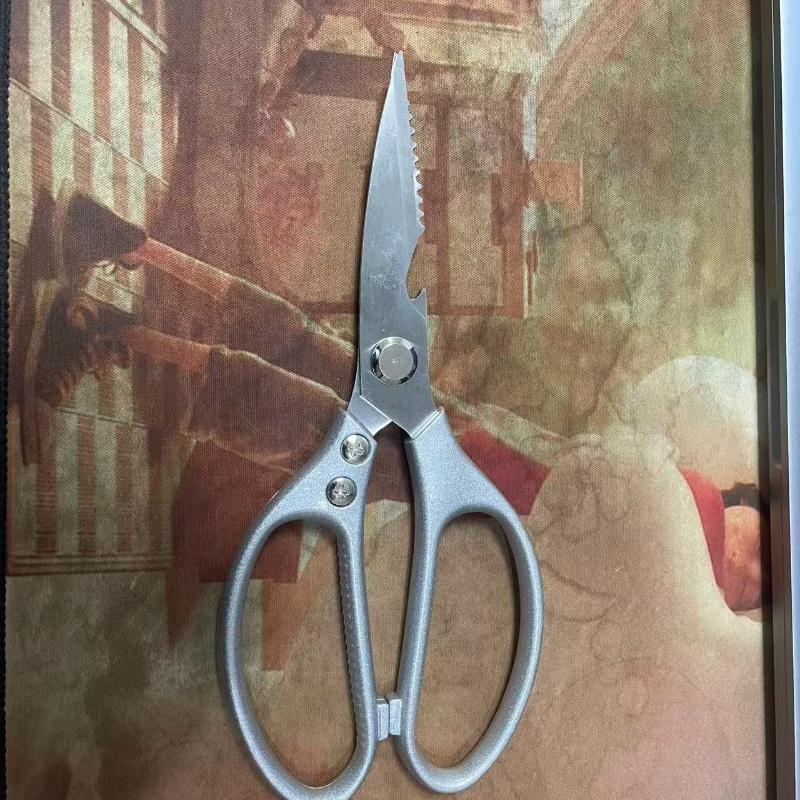 SK5 Stainless Steel Kitchen Scissors, Japanese-Style Food and Meat Shears for Chicken Bones, Household, Catering, Outdoor and Garden Use