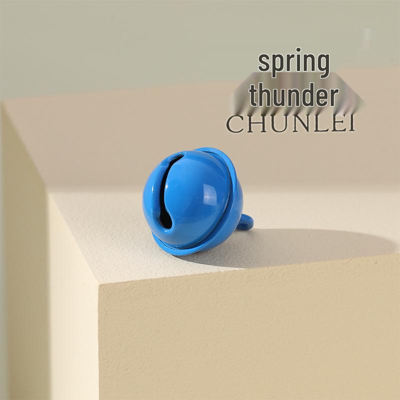 

22 мм Тигровый рот Конфетно-цветной Рождественский подвесной колокольчик Украшение Ювелирное изделие и Аксессуар-чокер