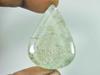62Cts Lodolite Garden Quartz Pear Crystal Cabochon Loose Gemstone 29X42X06MM SK-3395