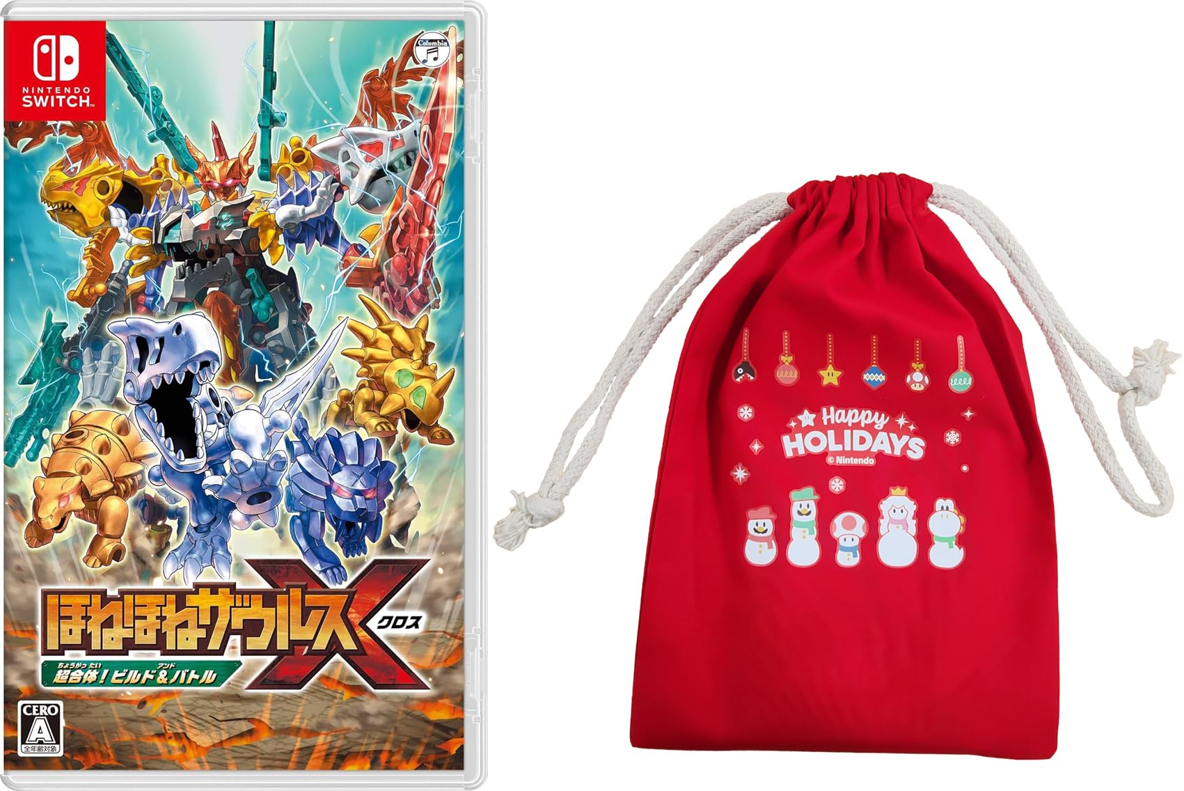 

Hone Hone Zaurus X Super Build Battle Holiday gift drawstring included Combination! & -Switch [Bonus]