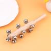 1Pc Wooden Hand Held Bell Jingle Bells Musical Bell Stick Discussion Musical Toy For Adult KTV Party Kids Game Gift