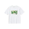 Uniqlo X Jean-Michel Basquiat Collaboration SS24 Front Graphic Print Short Sleeve T-Shirt Unisex Tops White 470740-00