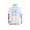 Nike Year Of The Dragon CNY Series Woodcut Print Skateboard American Retro Short Sleeve T-Shirt Men Tops White FQ3720-100
