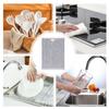 Wire Dishwashing Rag 5 Pieces Kitchen Wire Dishcloth Self-Draining Pads Scrubber Portable Cleaning Tools For Kitchen Home