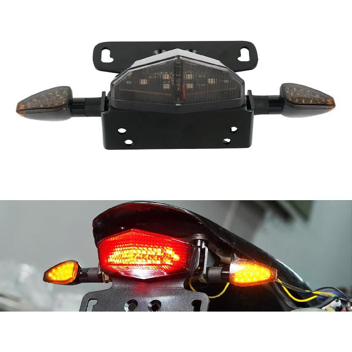 

NICECNC Black Rear Tail Tidy Fender Eliminator LED Brake Light Turn Signals Lights Compatible with Suzuki DRZ400S 2000-2021 2022 2023 2024 DRZ400SM чёрный