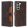 For Infinix Hot 50 4G Case Leather Wallet Phone Cover with Straw Hat Magnetic Clasp