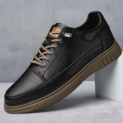 Fashion Genuine Leather Sneakers Men 2025 Fashion Men Casual Shoes Male Comfortable Skate Shoe All-match Men Driving Shoes Size 36-49