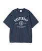 BUBBLPIECE Yesterday Logo T-Shirt_Navy
