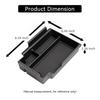 LUCKEASY  for Xpeng Mona M03 2024 2025 Car Center Console Armrest Storage Box ABS Tray Tidying Accessories Black
