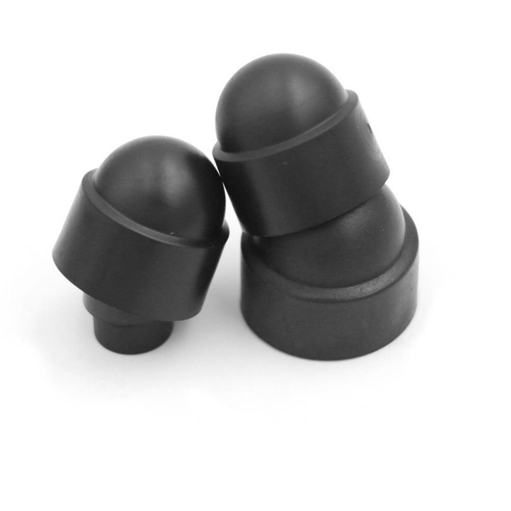 145pcs/set Black Protection Cover Assorted Plastic Nut Hex Bolt Covers M4 M5 M6 M8 M10 M12 Kit for Hexagonal Screw Bolt Dome Head