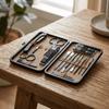 7/16/24 Pcs Heavy-Duty Nail Care Kit Stainless Steel Nail Grooming Kit Manicure Tool Set  Home Care