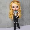 Para Ropa de Muñeca Blythe Pantalones Vaqueros de Campana para Muñecas Ob24 Ob22 Azone Conjunto