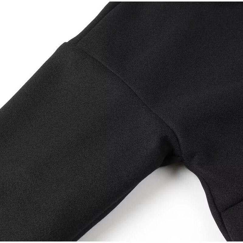 Fashion Double Breasted Solid Color Jackets Women Autumn Winter Temperament Slim V-neck Long-sleeve Female Coat