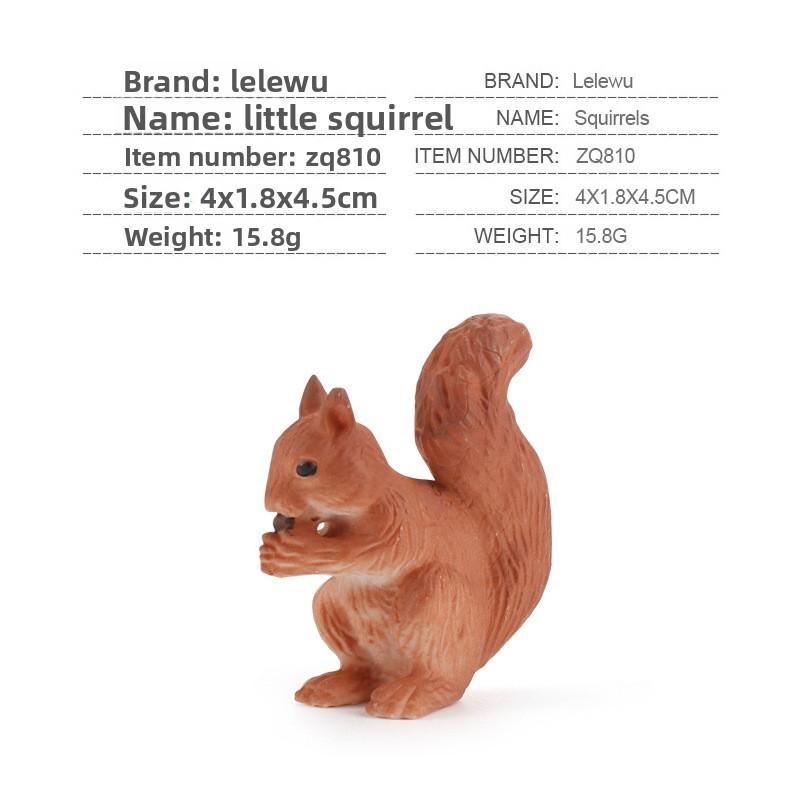 Animal Beaver Fox Deer Model Set With Pvc Material For Educational Display And Collectors