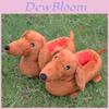 Adorable Dachshund Plush Slippers Cozy Cartoon Design For Comfortable Home Use