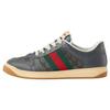 Gucci Screener Distressed Shoes Canvas Stylish Skateboarding Shoes Men's Gray 749622 FAB3X 8746