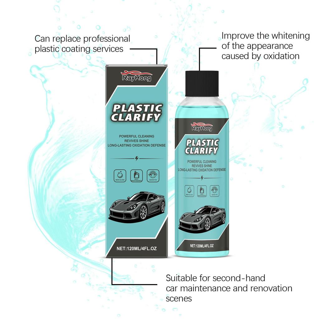RAYHONG Automotive Plastic Renovator Interior Cleaning Degreasing Dust Polishing Brightening Maintenance Renovator