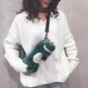 Cartoon Student Messenger Bag Female, Dinosaur Doll Shoulder Doll Bag Personality Cute Ugly Plush Bag