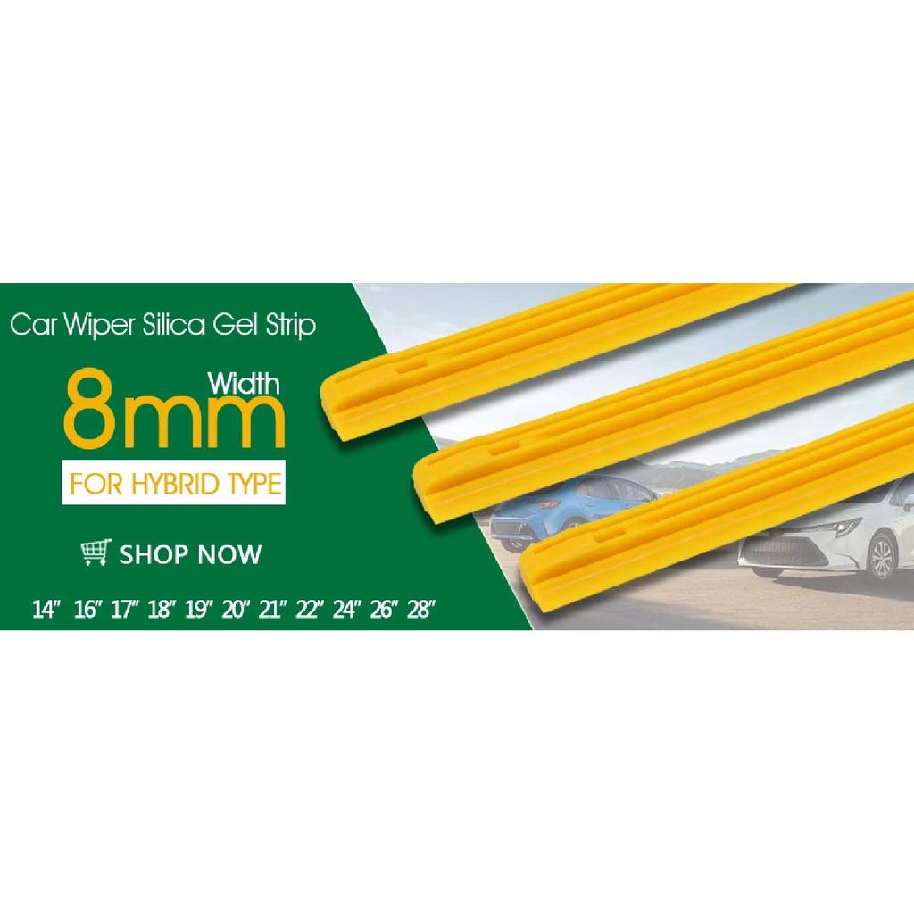 BEMOST Universal U-Type Car Wiper Blade 14"16"17"18"19"20"21"22"24"26" U Hook Windscreen Windshield Rubber Hybrid Auto Wipers