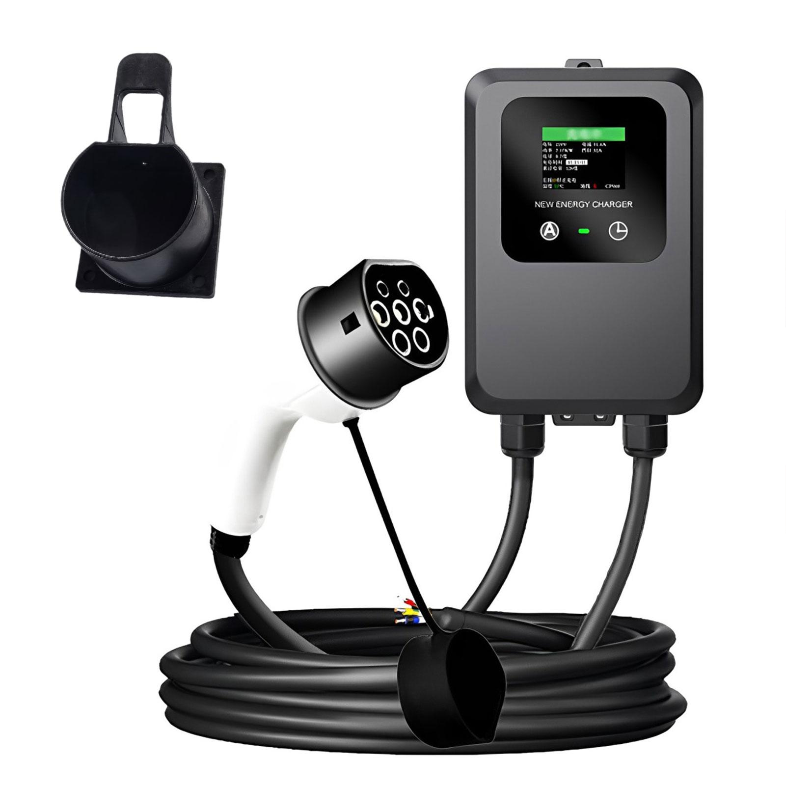 

НОВЫЙ EV Wallbox 5M 7 кВт 32А Зарядная станция Автомобиль Дом EV Wallbox Электромобиль EV Wallbox С кабелем 5 м Зарядка по карте/Зарядка сейчас