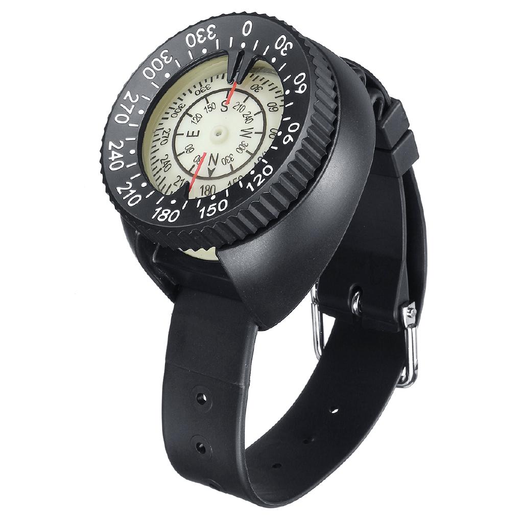ABS, PMMA Navigator Digital Watch Scuba Compass Waterproof Outdoor Compass Professional Diving Compass