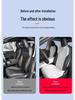 Nappa Leather Seat Protector Pad for Tesla Model Y (Refreshed Version) - Breathable, Ventilated Cushion