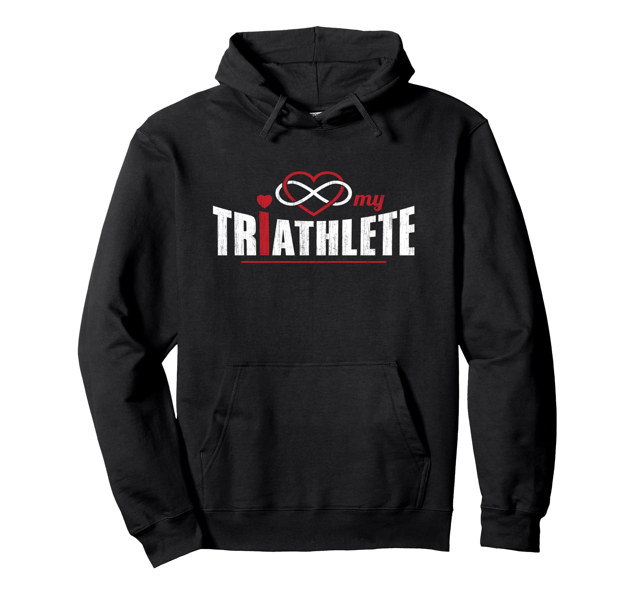 

I Love - Heart my Triathlete - Iron Sherpa Triathlon Family Hoodie