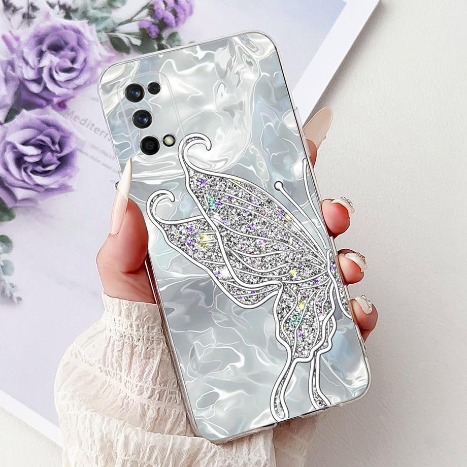 Etui do Realme 7 Pro RMX2170 Luksusowe Modne Malowane Pokrowiec Miękki Silikonowy Pokrowiec na Telefon Do Realme 7 5G RMX2111 Realme7 Pro 4G Obudowa