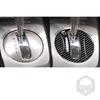3pcs Carbon Fiber Car Interior Automatic Gear Shift Panel Cover Gearbox Trim Frame Sticker For Honda Civic 8th Gen 2006-2011