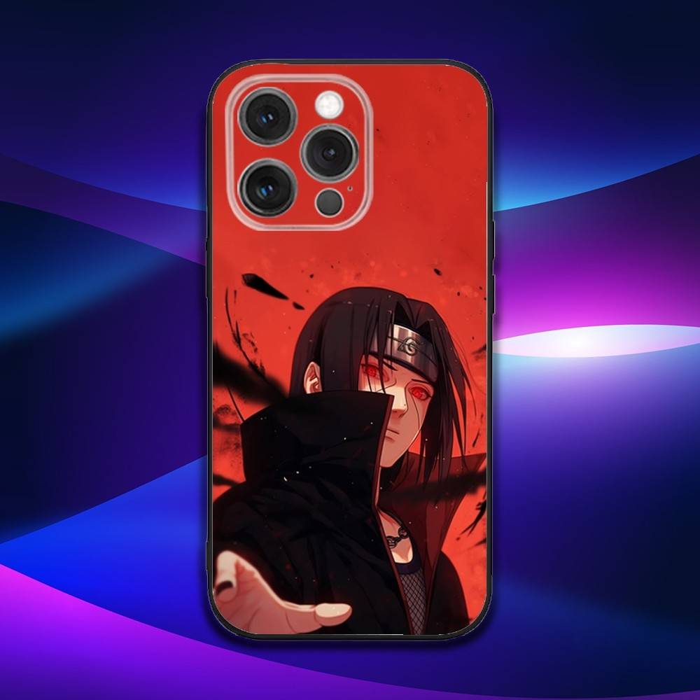 

U-UchihaS I-ItachiS Anime Phone Case For iPhone 16e,16,15,14,13,12,11,Pro,X,XS,Max,XR,Plus,Mini Soft Black Cover iPhone14Pro