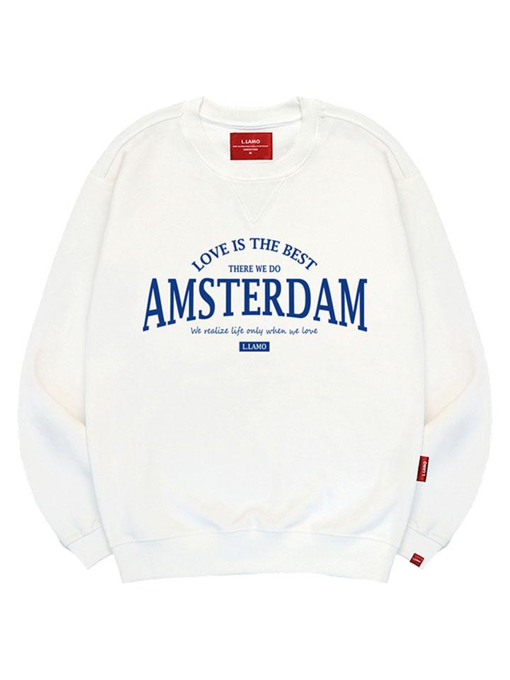 Ellamo Amsterdam Sweatshirt Unisex Big Size S~4Xl (Type A)