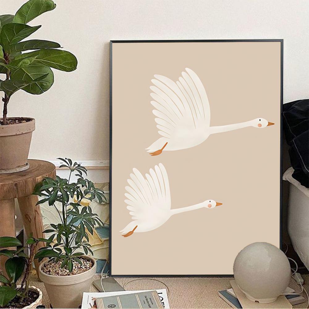 1 Stück Nordisch Cartoon Fuchs Hase Kindergarten Poster Aufkleber Kunst Wandmalereien Dekor Spielzimmer Dekor Geschenke Kawaii HD Malerei Katze