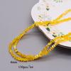 4mm 130pcs High Quality Triangle Crystal Glass Beads Shiny Color Loose Beads For Jewelry Making DIY Earring Necklace