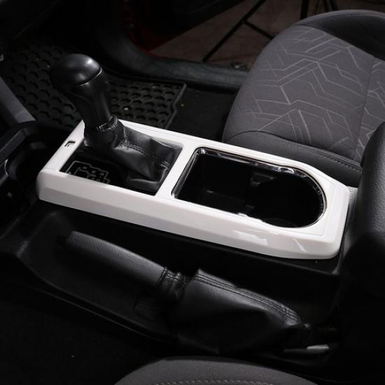 

For Toyota Tacoma 2016- ABS White Interior Gear Box Panel Cover Trim
