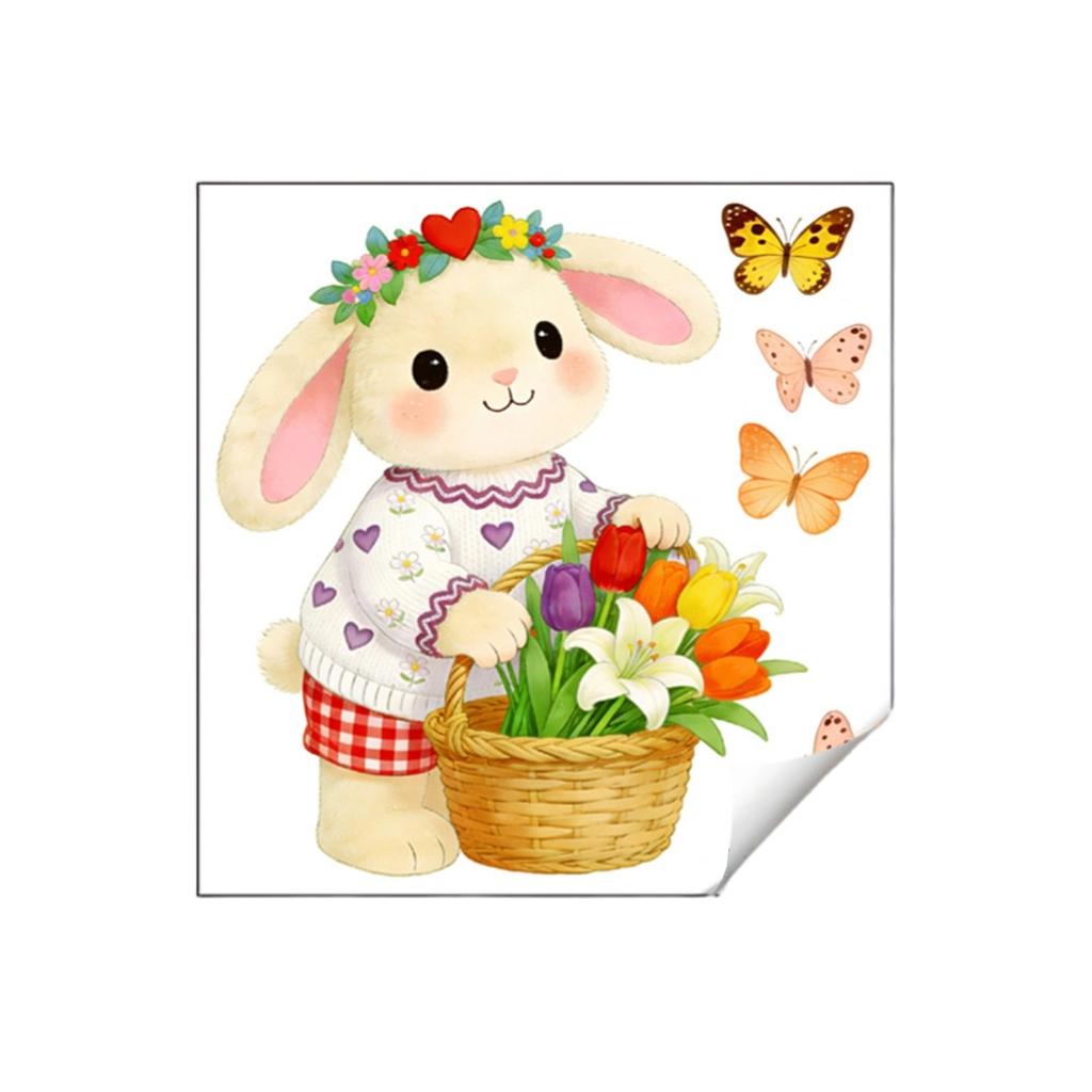 Cartoon Oster Wandsticker Kinderzimmer Wohnzimmer Heimdekoration