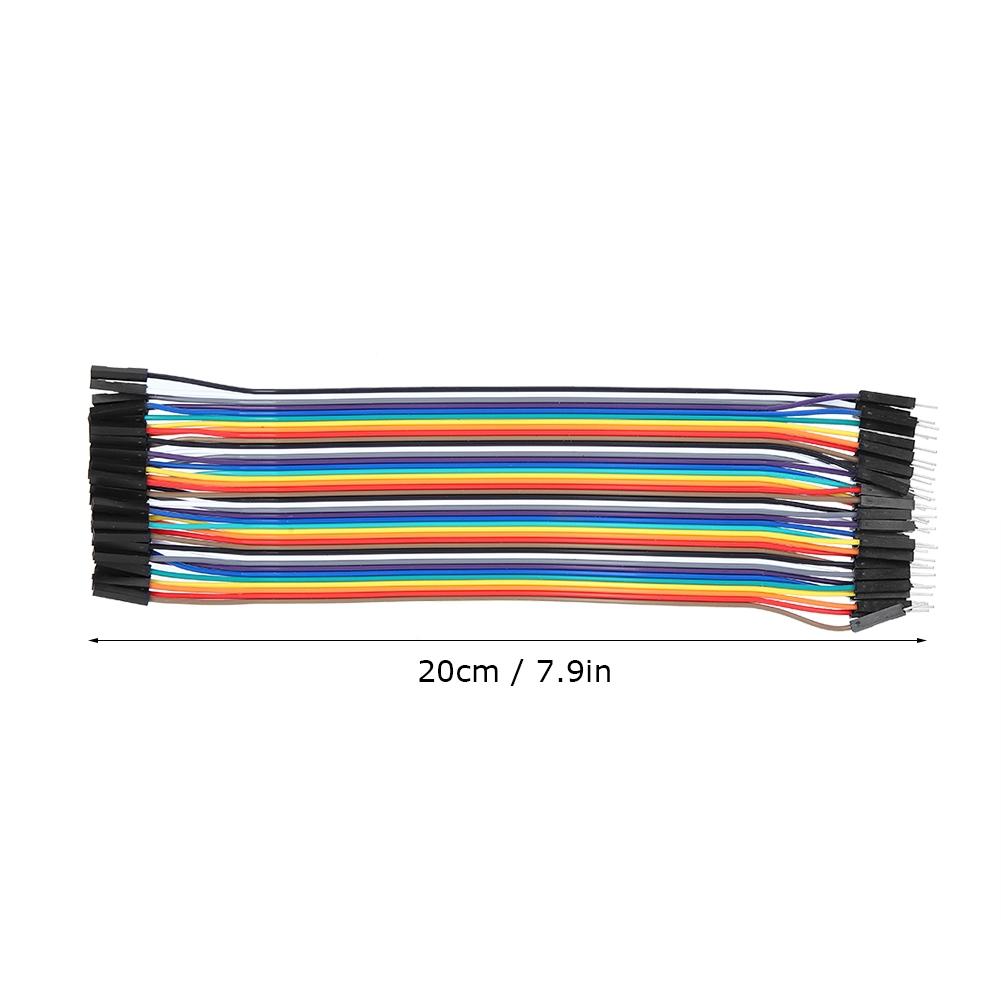 10Pcs Jump Wire Plastic Male To Female Connecting Cable for Computer Electronics 2.54mm