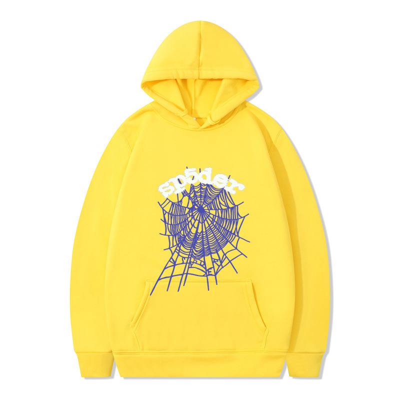 Sweat à capuche 555 Série Spider Hommes et Femmes Pull Automne Hiver Sweat-shirt Imprimé